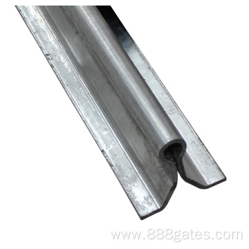 galvanized ground track for sliding gate groove wheel